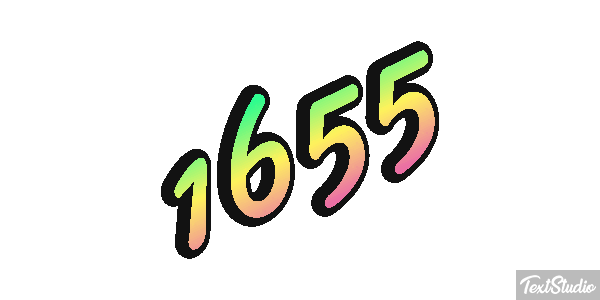 1655 Text effect