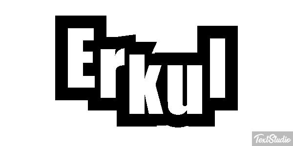 Erkül Efecto de texto