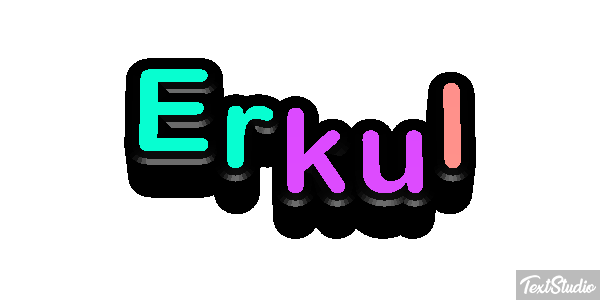 Erkül Efecto de texto