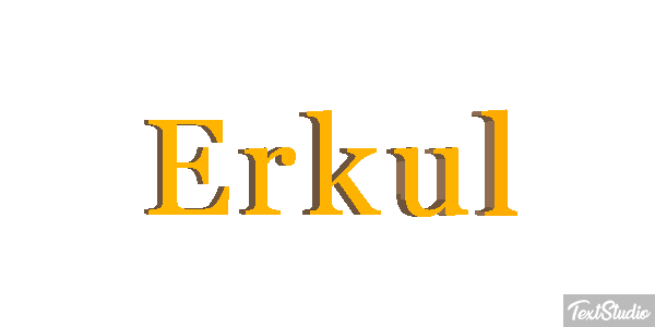 Erkül Efecto de texto