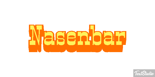 Nasenbär Texteffekt