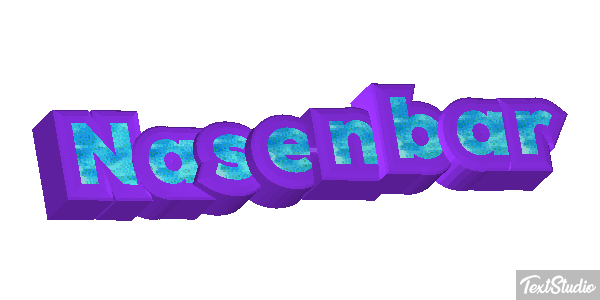 Nasenbär Texteffekt