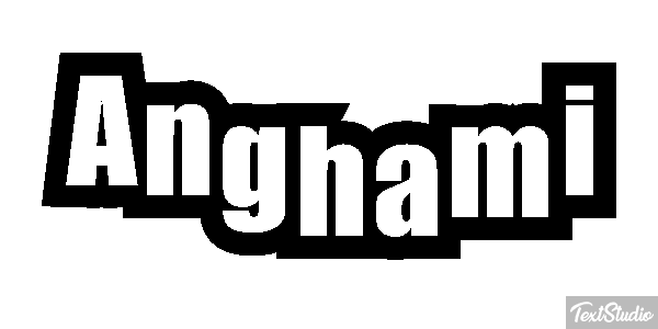 Anghami Efecto de texto