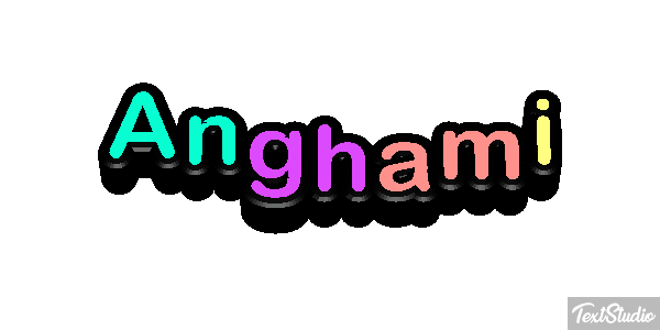 Anghami Efecto de texto
