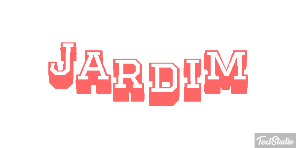 Jardim Text effect
