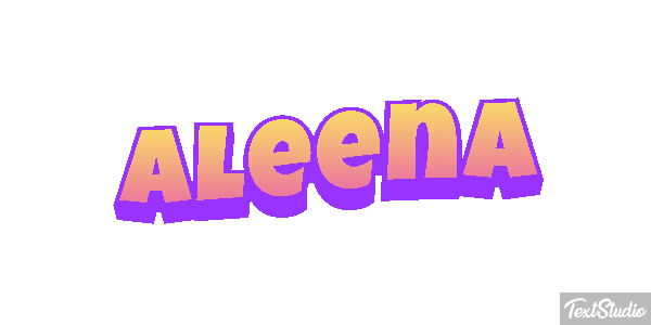 Aleena Text effect