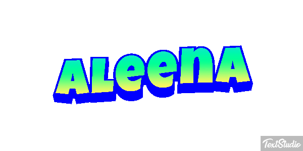 Aleena Text effect