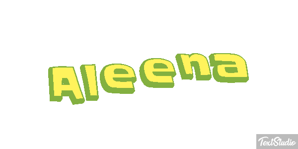 Aleena Text effect