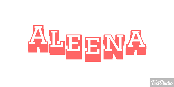 Aleena Text effect