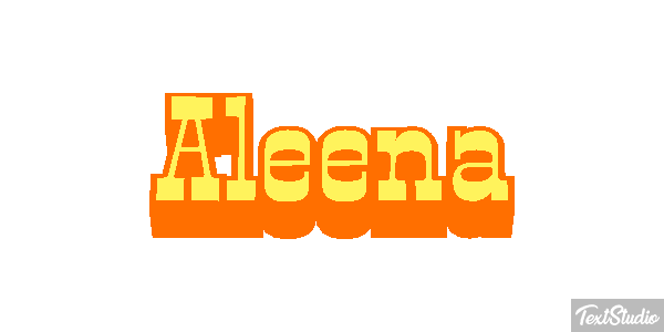 Aleena Text effect