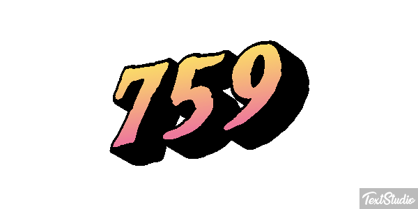 759 Metin efekti