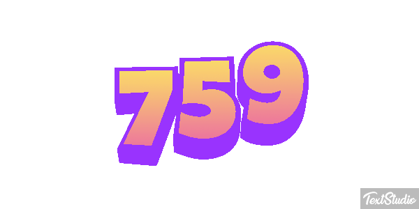 759 Metin efekti