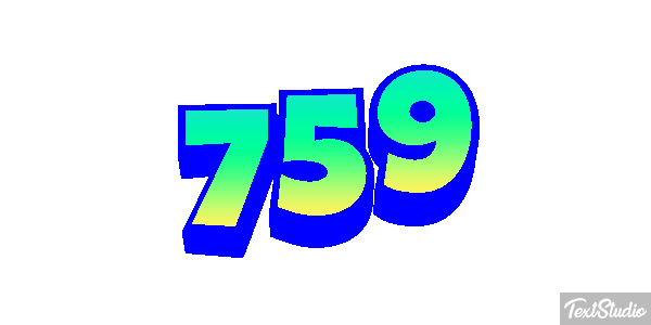 759 Metin efekti