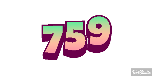 759 Metin efekti