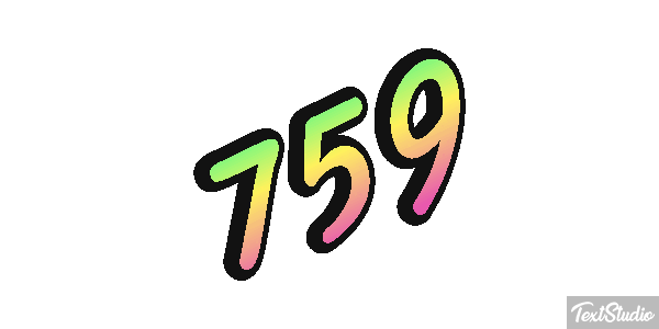 759 Metin efekti