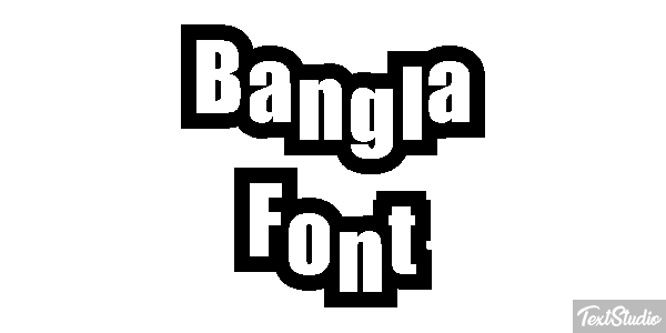 Bangla Font Text effect