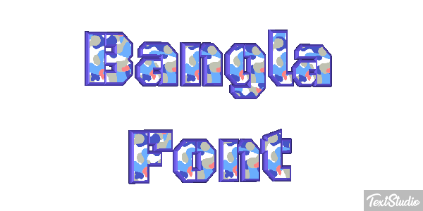 Bangla Font Text effect