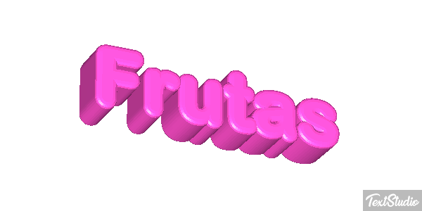 Frutas Text effect