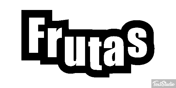 Frutas Text effect