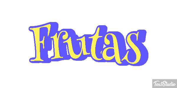 Frutas Text effect