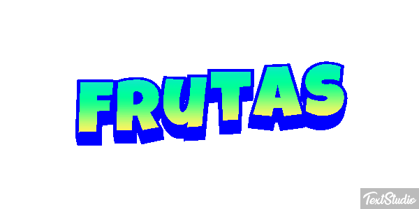 Frutas Text effect