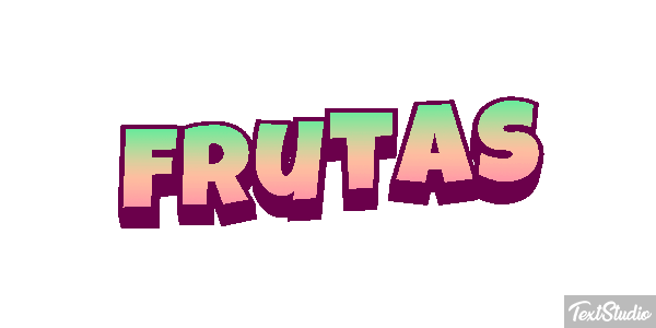Frutas Text effect