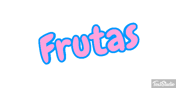 Frutas Text effect