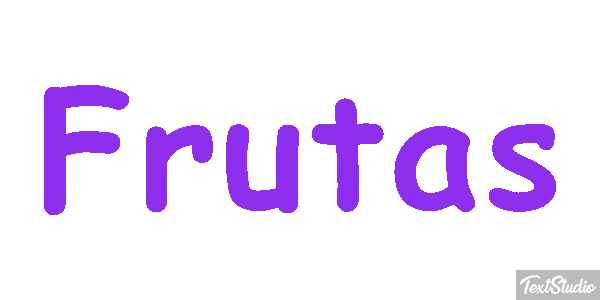 Frutas Text effect