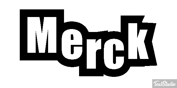 Merck Text effect