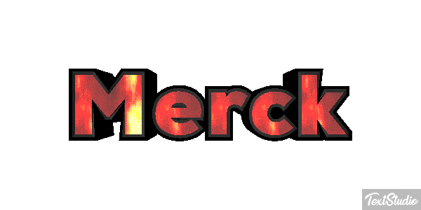 Merck Text effect