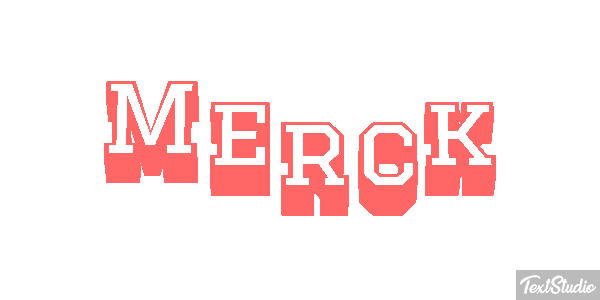 Merck Text effect