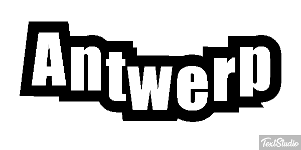 Antwerp Effetto testo