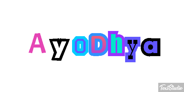 Ayodhya Effetto testo
