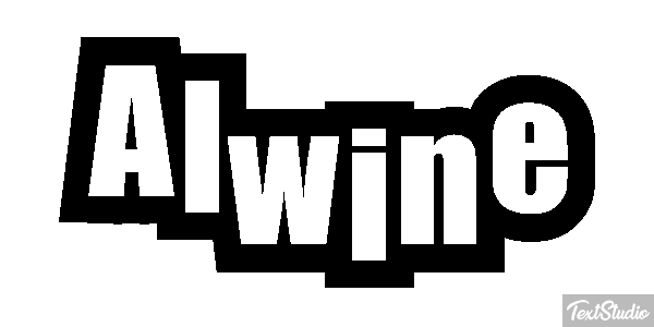 Alwine Text effect