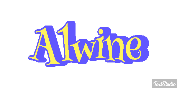 Alwine Text effect