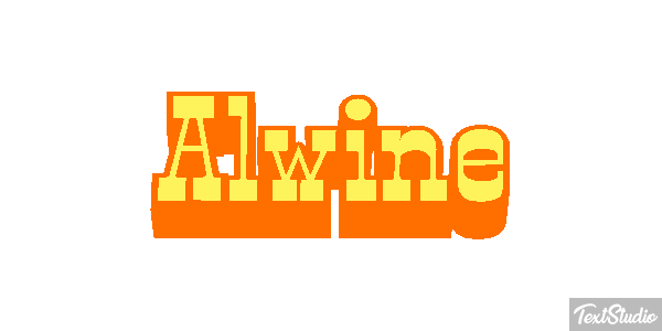 Alwine Text effect