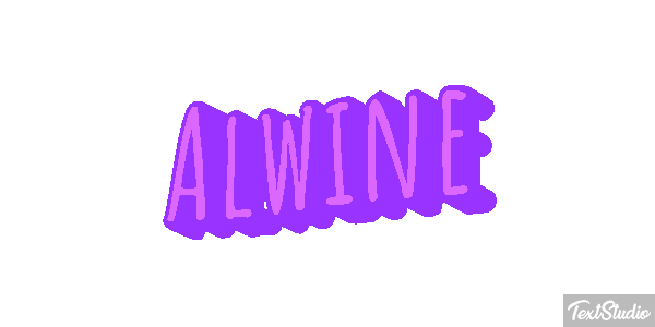 Alwine Text effect