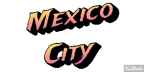 Mexico City Efekt tekstowy