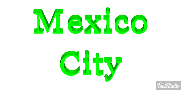Mexico City Efekt tekstowy