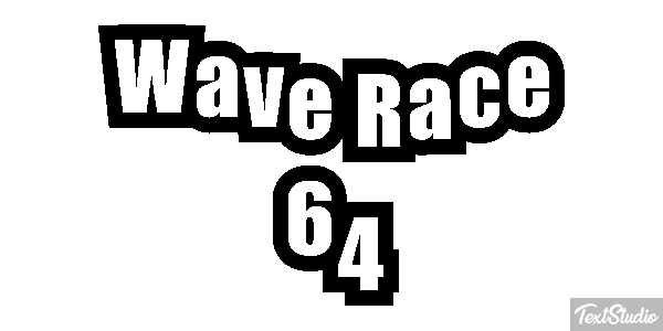Wave Race 64 Effetto testo