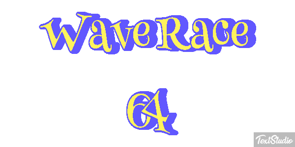 Wave Race 64 Effetto testo