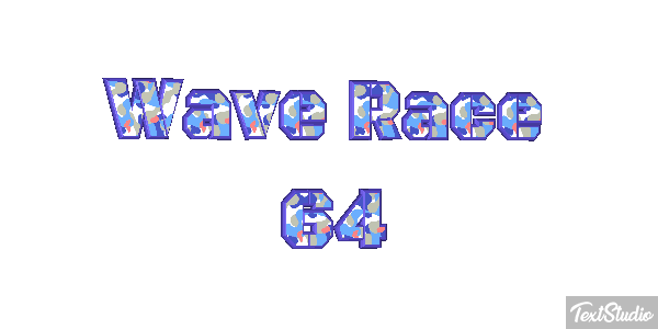 Wave Race 64 Effetto testo