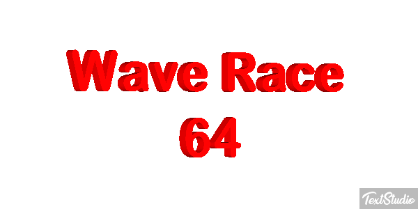 Wave Race 64 Effetto testo