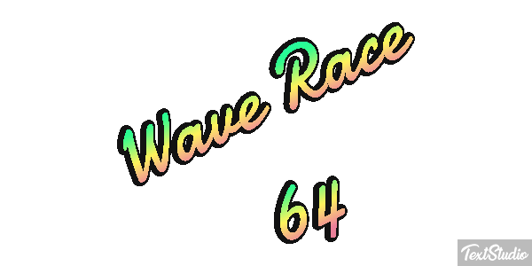 Wave Race 64 Effetto testo