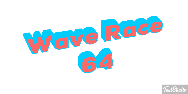 Wave Race 64 Effetto testo