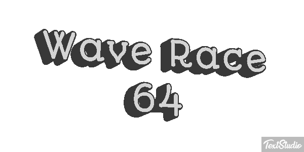 Wave Race 64 Effetto testo