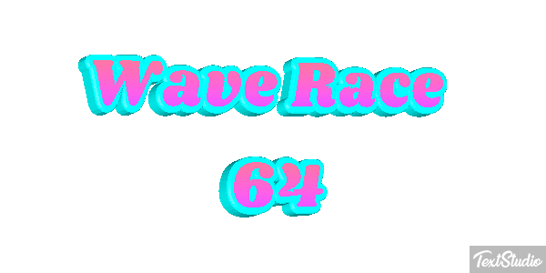 Wave Race 64 Effetto testo