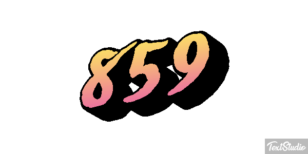 859 Texteffekt