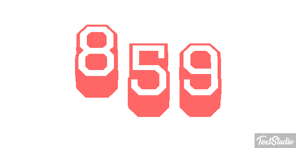 859 Texteffekt
