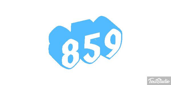 859 Texteffekt